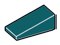 Slope brick 25 1 x 2 in Blue, French