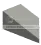 Slope brick 25 1 x 2 corner, left in Gray, Light (Metallic)