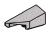 Wedge Slope 25 1 x 2 corner, left in Gray, Steel