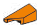 Wedge Slope 25 1 x 2 corner, left in Orange, Smoky