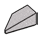 Wedge Slope 25 1 x 2 corner, right in Gray, Steel