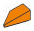 Wedge Slope 25 1 x 2 corner, right in Orange, Smoky
