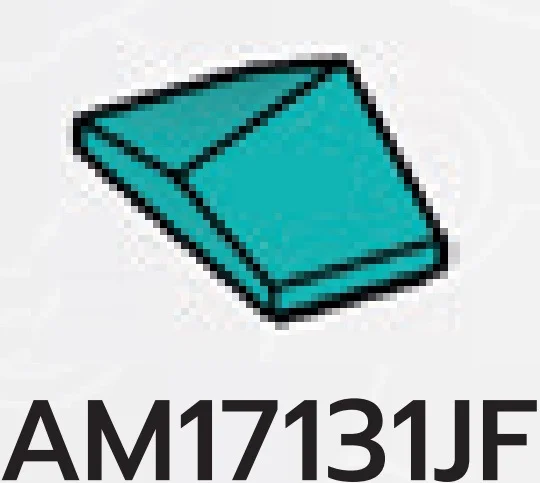 Slope plate 45 2 x 1 double with curved slope