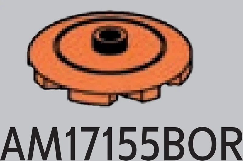 Plate Round 3 x 3 with one stud in Orange, Bright