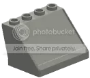 Windscreen 4 x 2 x 3 with slightly recessed face in Gray, Dark (Translucent)