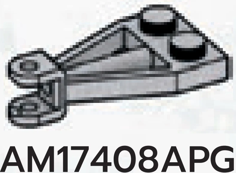 Plate 1 x 2 with ball socket, small in Gray, Steel