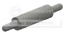 Gear: rolling pin in Yellow, Cream