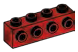 Brick Modified 1 x 4 with side studs in Red (Camo)