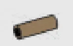 Connector: pipe, small 2 studs long in Brown, Teak