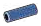 Connector: pipe, small 2 studs long in Blue, Turbo