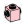 Brick Modified 1 x 1 with Studs on Two Opposite Sides in Pink, Pale