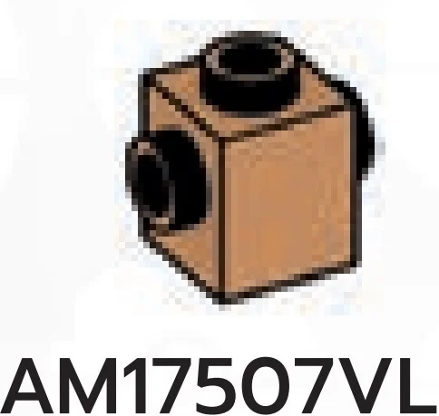 Brick Modified 1 x 1 with Studs on Two Opposite Sides
