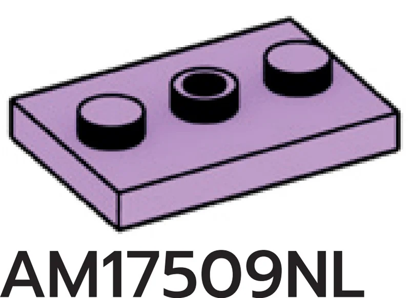 Plate 2 x 3 with 3 studs