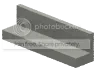 Panel 1 x 1 x 4 in Gray, Light Camo (Metallic)
