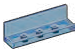 Panel 1 x 1 x 4 in Blue, Cyan (Translucent)