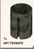 Cylinder 4 x 4.33 x 4 hollow with turntable mount