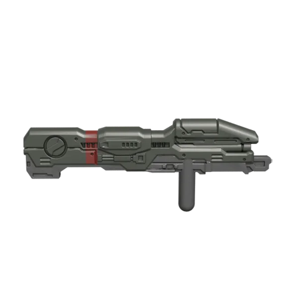 Weapon, Firearm: rifle, Spartan laser in Green, Army