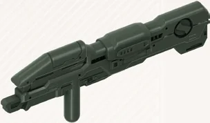 Weapon, Firearm: rifle, Spartan laser in Green, Army