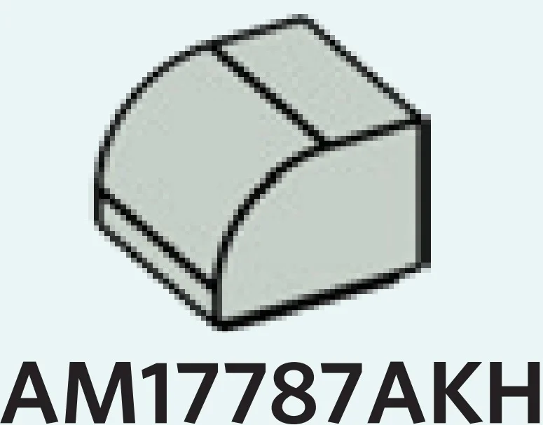 Brick 1 x 1 two-thirds-height with half-curved top
