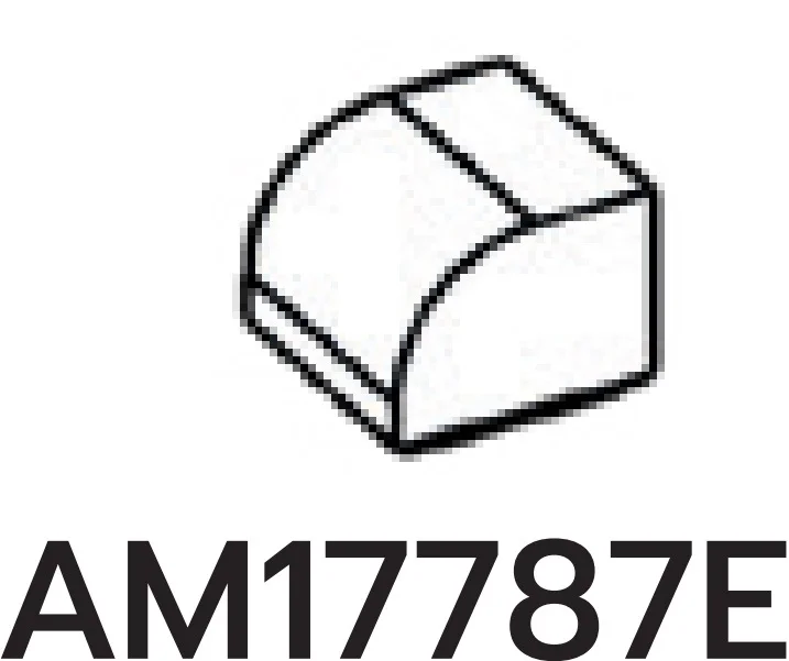 Brick 1 x 1 two-thirds-height with half-curved top in White