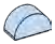 Brick 1 x 2 round top