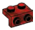 Bracket 1 x 2 - 1 x 2 with studs in Red (Camo)