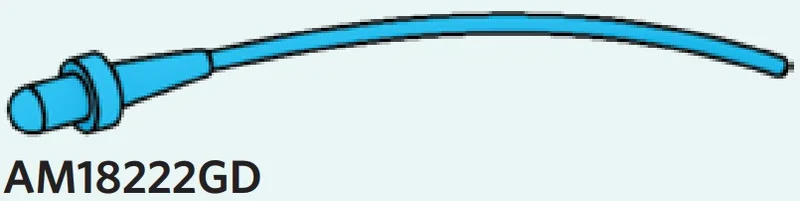Antenna, whip on small peg in Blue, Rich Sky