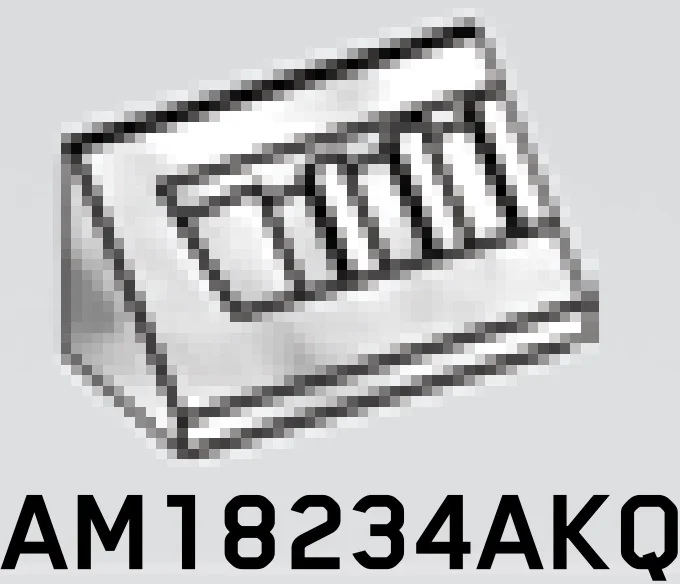 Slope brick 45 2 x 1 with open grooves on slope, left in White with Black Marbling (Camo)