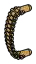 Weapon Part: Ammunition Belt in Gold, Burnt (Metallic)