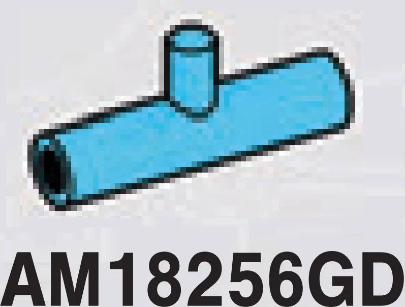 Connector: pipe, small 3 studs long with side pin in Blue, Rich Sky