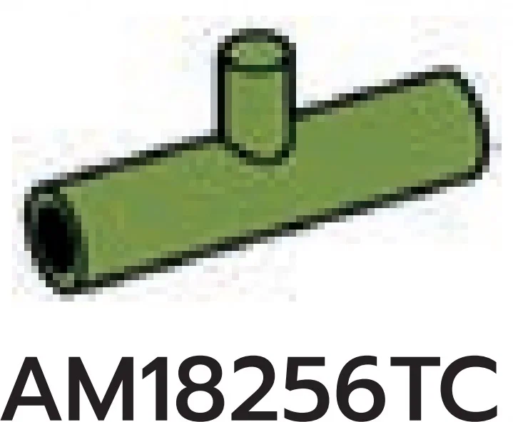 Connector: pipe, small 3 studs long with side pin