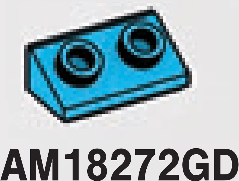 Slope brick 36 2 x 1 with open studs on slope in Blue, Rich Sky