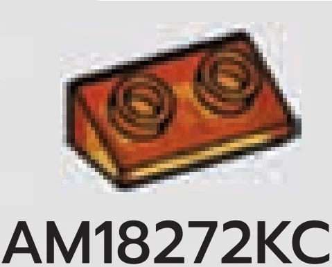 Slope brick 36 2 x 1 with open studs on slope