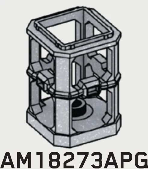 Fusion Coil - 2 x 2 x 2 Open Crate Frame in Gray, Steel