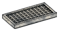 Tile Textured 2 x 4 Grill in Gray, Light (Camo)