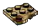 Wedge Plate 3 x 3 without corner, front right in Sand, Dark (Camo)