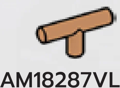 Bar 1 x 1 x 1 with Perpendicular Handles