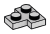 Plate Modified 2 x 2 T-shape in Gray, Dull