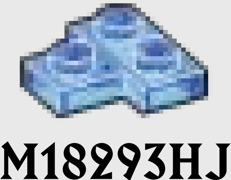 Plate Modified 2 x 2 T-shape in Blue, Cyan (Translucent)