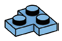 Plate Modified 2 x 2 T-shape in Blue, Deep Pastel