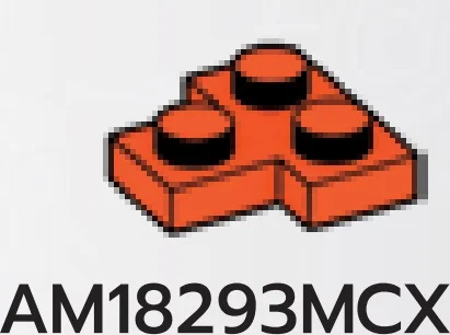 Plate Modified 2 x 2 T-shape