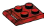 Plate 2 x 2 with handle in Red (Camo)