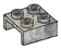 Brick Modified 2 x 2 two-thirds height with ventral handle in Gray, Light (Camo)