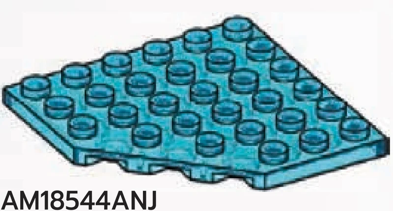 Wedge Plate 6 x 6 without corner, type 02