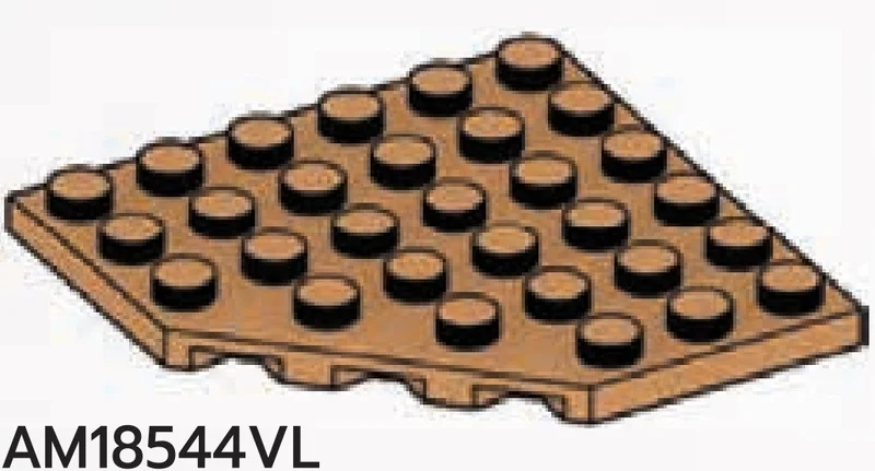 Wedge Plate 6 x 6 without corner, type 02