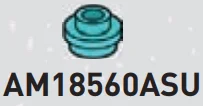 Plate Round 1 x 1 with Open Stud in Teal