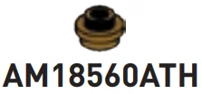 Plate Round 1 x 1 with Open Stud in Gold, Tarnished