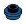 Plate Round 1 x 1 with Open Stud in Blue