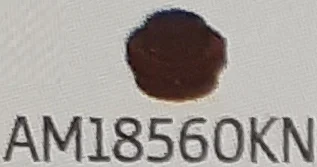 Plate Round 1 x 1 with Open Stud in Brown, Dark