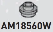 Plate Round 1 x 1 with Open Stud in Clear (Translucent)